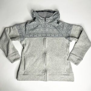Patagonia Women Better Sweater Hoodie Icelandic Isle Of Skye Gray Large